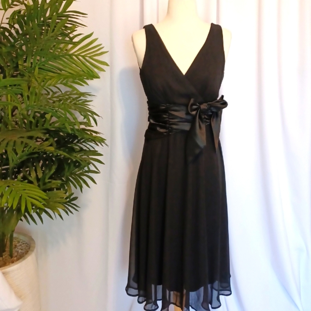 Connected Apparel Women's Dress Black Size 6 NWT